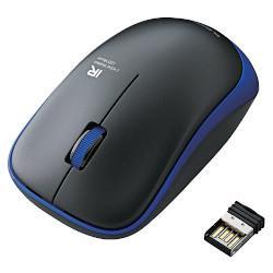 エレコム(ELECOM) M-IR07DRBU ブルー 2.4GHz接続 赤外線LED 3ボタン