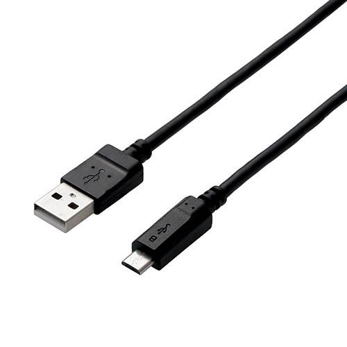 エレコム(ELECOM) MPA-AMB2U20BK ブラック 2A対応microUSBケーブル 2.0m