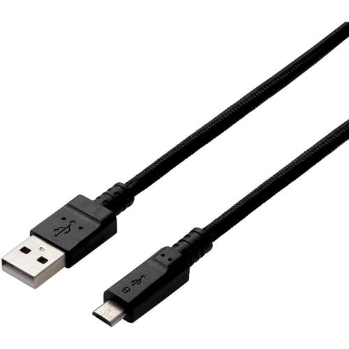 エレコム(ELECOM) MPA-AMBS2U20BK ブラック 2A対応高耐久microUSBケーブル 2.0m