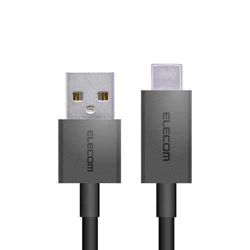 エレコム(ELECOM) MPA-FACCL12BK ブラック USB2.0ケーブル カラフル A-C 1.2m