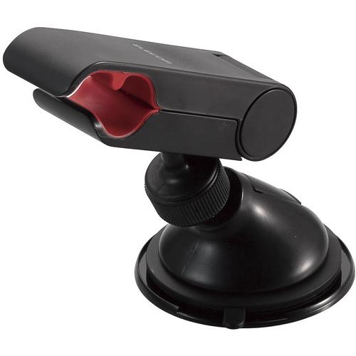 エレコム(ELECOM) P-CARS05BK ブラック 車載クリップホルダー スマホ用 強力ゲル吸盤