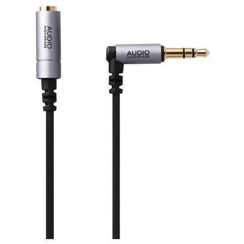 エレコム(ELECOM) EHP-35ELN30SV シルバー ヘッドホン･イヤホン用延長コード 耐ノイズモデル 3m