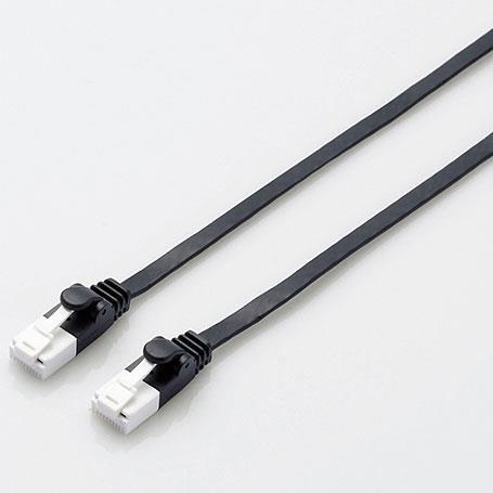 エレコム(ELECOM) LD-GFAT/BK20 ブラック カテゴリー6A対応LANケーブル 2m