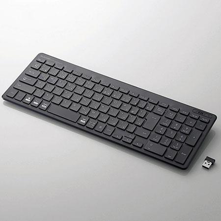 エレコム(ELECOM) TK-FDP099TBK ブラック 無線キーボード 日本語配列