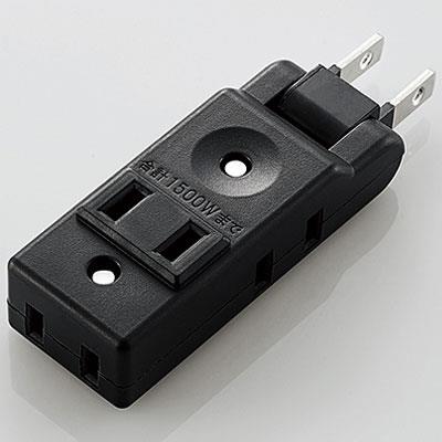 エレコム(ELECOM) AVT-M01-24BK ブラック マイクロタップ 4個口 上挿し1･横挿し3 2ピン