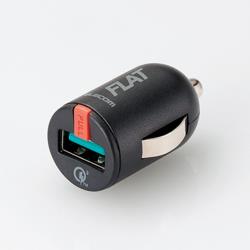 エレコム(ELECOM) MPA-CCUQ03BK ブラック 超コンパクト車載充電器 Quick Charge3.0