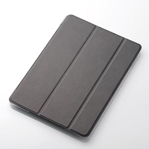 エレコム(ELECOM) TB-A18RWVBK ブラック iPad 2018 9.7インチ フラップカバー 背面ｸﾘｱ ｿﾌﾄﾚｻﾞｰ 2ｱﾝｸﾞﾙ