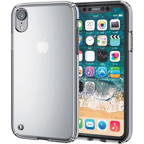 エレコム(ELECOM) PM-A18CHVCCR クリア iPhoneXR用 ハイブリッドケース