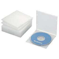 エレコム(ELECOM) CCD-JPCS10CR クリア Blu-ray/DVD/CDケース スリム PP 1枚収納