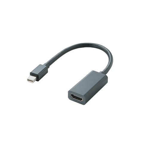 エレコム(ELECOM) AD-MDPHDMIBK ブラック Mini DisplayPort-HDMI 変換アダプタ