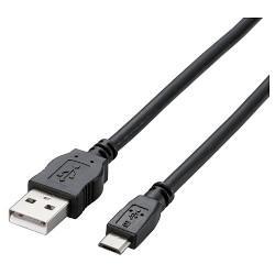 エレコム(ELECOM) TB-AMB2A08BK ブラック A-MicroBケーブル 2A対応MicroUSB