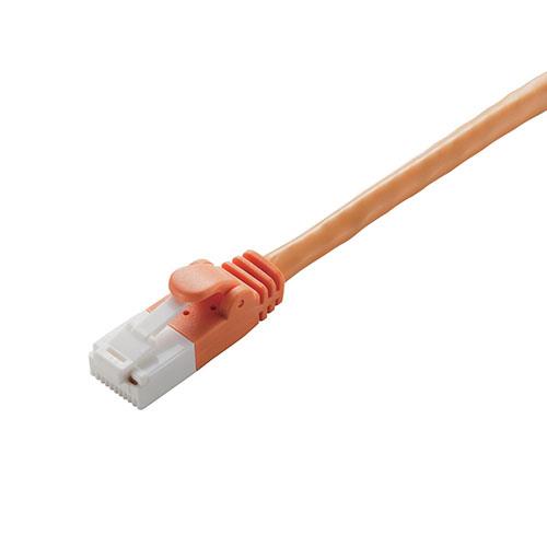 エレコム(ELECOM) LD-GPT/DR3/RS オレンジ Cat6対応ツメ折れ防止LANケーブル 3m