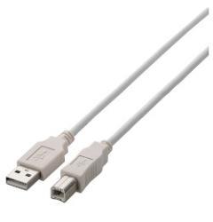 エレコム(ELECOM) U2C-BN20WH ホワイト USB2.0ケーブル 2m
