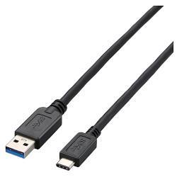 エレコム(ELECOM) USB3-AC10BK ブラック USB3.1ケーブル A-TypeC 1m