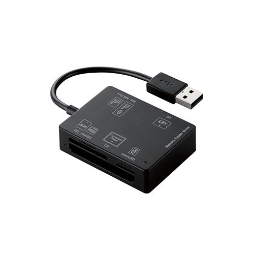 エレコム(ELECOM) MR-A012BK ブラック メモリリーダライタ 56+2メディア対応