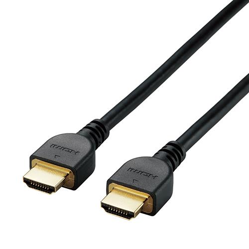 エレコム(ELECOM) DH-HD14E20/RS ブラック 4K イーサネット対応 HIGHSPEED HDMIケーブル 2.0m