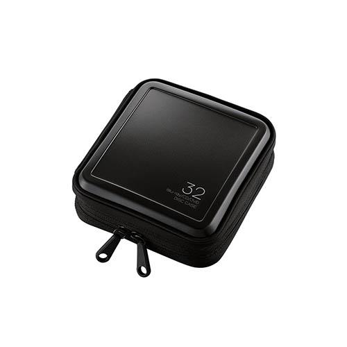 エレコム(ELECOM) CCD-HB32BK ブラック Blu-ray・CD・DVD対応ファスナーケース 32枚