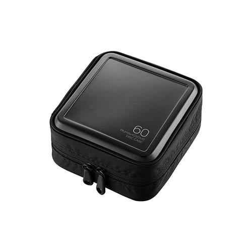 エレコム(ELECOM) CCD-HB60BK ブラック Blu-ray・CD・DVD対応ファスナーケース 60枚