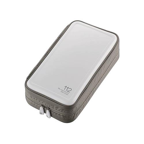 エレコム(ELECOM) CCD-HB112WH ホワイト Blu-ray・CD・DVD対応ファスナーケース 112枚