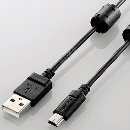 エレコム(ELECOM) DGW-MF15BK ブラック DGW-MFBKシリーズ カメラ接続用USBケーブル 1.5m