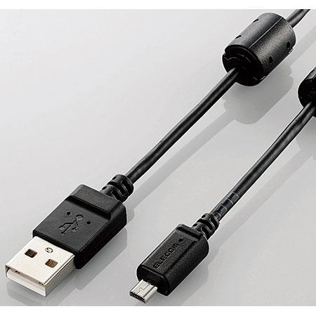 エレコム(ELECOM) DGW-F8UF05BK ブラック DGW-F8UFBKシリーズ カメラ接続用USBケーブル 0.5m
