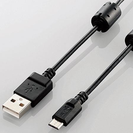 エレコム(ELECOM) DGW-AMBF15BK ブラック DGW-AMBFBKシリーズ カメラ接続用USBケーブル 1.5m