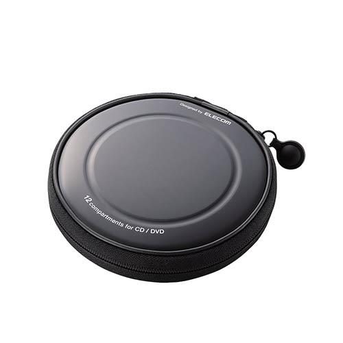 エレコム(ELECOM) CCD-H12BK ブラック CD/DVDファスナーケース 12枚