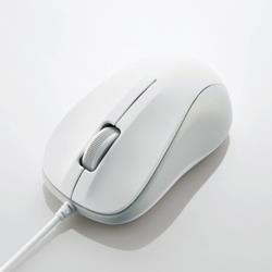 エレコム(ELECOM) M-K5URWH/RS ホワイト USB 有線光学式マウス 3個