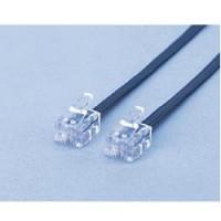 エレコム(ELECOM) MJ-5BK ブラック スリムモジュラケーブル 5m