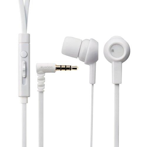 エレコム(ELECOM) EHP-CS3520MWH ホワイト ステレオヘッドホンマイク スマートフォン用