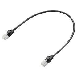 エレコム(ELECOM) LD-GPYTB/BK03 Cat6準拠 ツメ折れ防止短尺LANケーブル 0.3m 結束バンド 1個