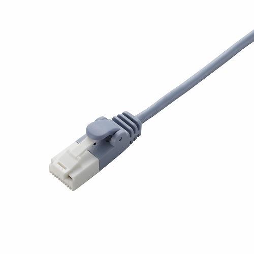 エレコム(ELECOM) LD-GPST/BU30 ブルー ツメ折れ防止スリムLANケーブル Cat6 3m