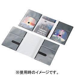 エレコム(ELECOM) CCD-DP2D10BK ブラック スリムケース 2枚収納 10セット
