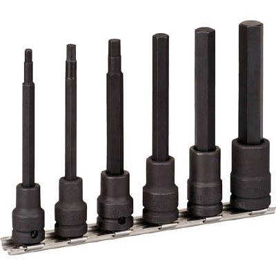 ＴＯＮＥ(トネ) HKH306L ロングヘキサゴンソケットセット 強力タイプホルダー付 6pcs