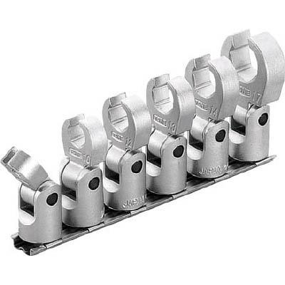 TONE(トネ) HSCF309F フレックスクロウフットレンチセット ホルダー付 9pcs