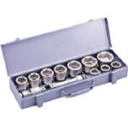 TONE(トネ) NV6102 インパクト用ソケットセット メタルトレー付 12pcs