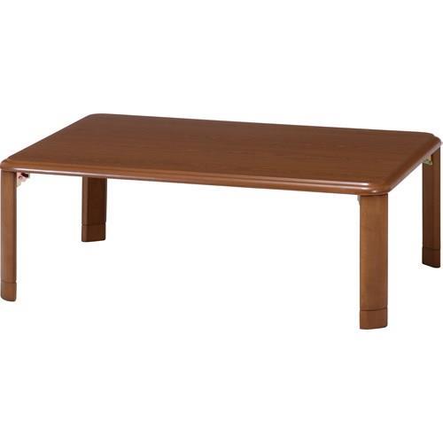 不二貿易 【完成品】軽量継脚折り畳み座卓 10575 MBR 10037【代引・日時指定・キャンセル不可・北海道沖縄離島配送不可】