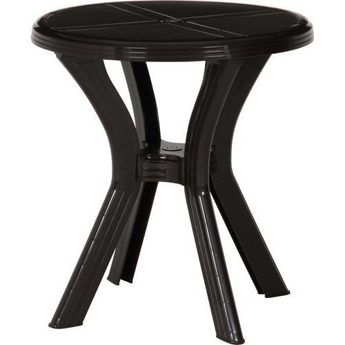 不二貿易 【組立品】PC ラウンドテーブル アンジェロ ブラウン 12279 ブラウン 49916【代引・日時指定・キャンセル不可・北海道沖縄離島配送不可】