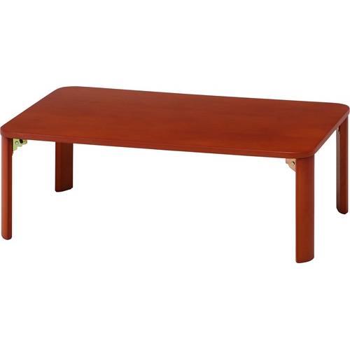 不二貿易 【完成品】折脚ローテーブル ブラウン KSM9060BR 12841【代引・日時指定・キャンセル不可・北海道沖縄離島配送不可】