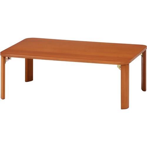 不二貿易 【完成品】折脚ローテーブル ナチュラル 12842【代引・日時指定・キャンセル不可・北海道沖縄離島配送不可】