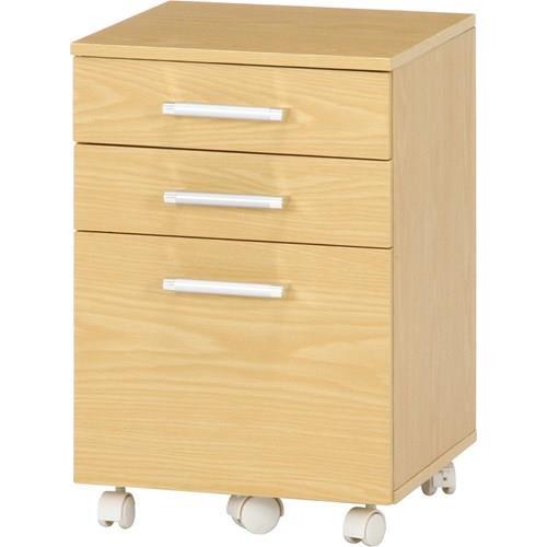 不二貿易  【組立品】サイドチェスト プレーン メープル 13524【代引・日時指定・キャンセル不可・北海道沖縄離島配送不可】