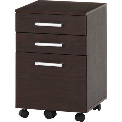 不二貿易  【組立品】サイドチェスト プレーン Ｄブラウン 13525【代引・日時指定・キャンセル不可・北海道沖縄離島配送不可】