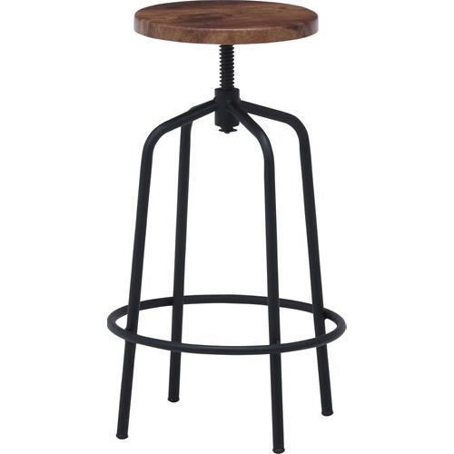 不二貿易 【組立品】 バースツール ラウンド ナビア 14655【代引・日時指定・キャンセル不可・北海道沖縄離島配送不可】