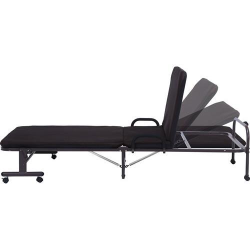 不二貿易 【組立品】 ワンタッチベッド フリーロック42段 14738【代引・日時指定・キャンセル不可・北海道沖縄離島配送不可】