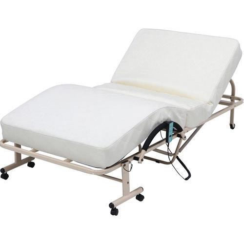 不二貿易  【組立品】折たたみ電動ベッド 高床タイプ ＦＵ－０５－７Ｈ 14746【代引・日時指定・キャンセル不可・北海道沖縄離島配送不可】