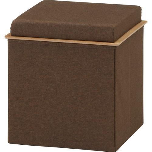 不二貿易  【完成品】収納スツール プット ＢＲ 15362【代引・日時指定・キャンセル不可・北海道沖縄離島配送不可】