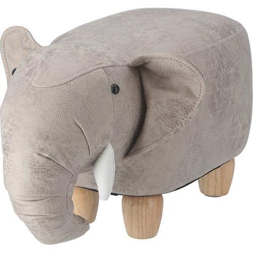 不二貿易 【完成品 一部取付 】 アニマルスツール キュートサイズ ゾウ ライトグレー 16743【代引・日時指定・キャンセル不可・北海道沖縄離島配送不可】