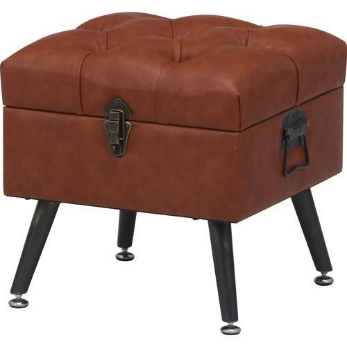 不二貿易  【組立品】 トランクスツール Ｄａｕｃｈｅｚ ドーシェ ＰＵ ＢＲアジャスター 18561【代引・日時指定・キャンセル不可・北海道沖縄離島配送不可】