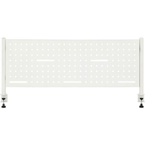 不二貿易 【組立品】デスクパネル クレバー ホワイト ホワイト 18577【代引・日時指定・キャンセル不可・北海道沖縄離島配送不可】