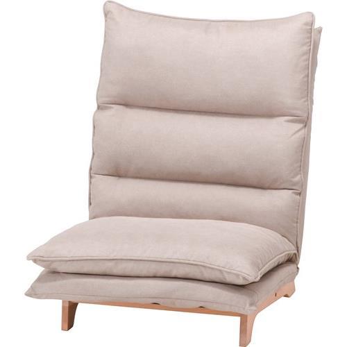 不二貿易 【組立品】 ダブルクッション座椅子 フィット2 1P BE 19206【代引・日時指定・キャンセル不可・北海道沖縄離島配送不可】